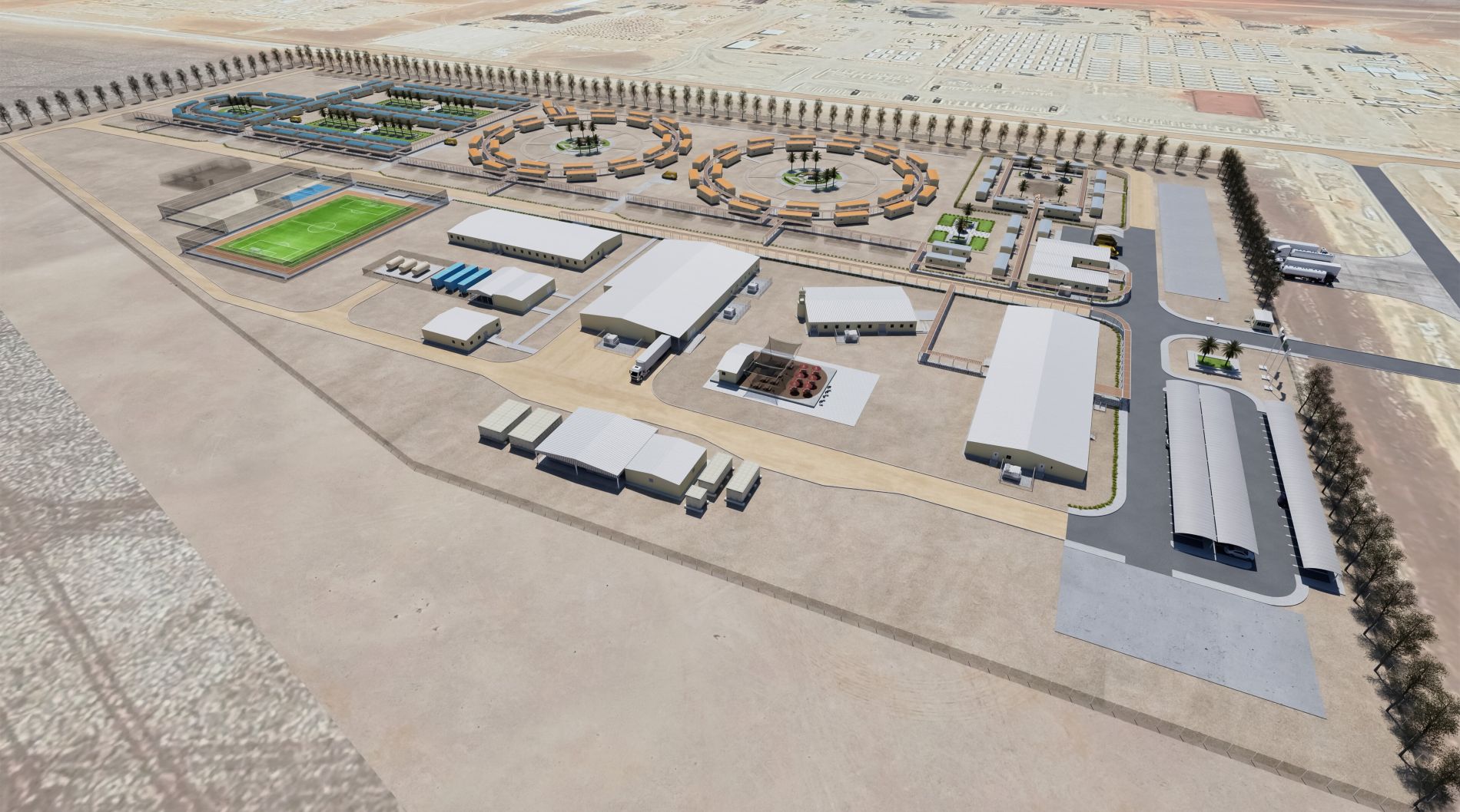 OQ EP - Accomdation Camp in Bisat Block